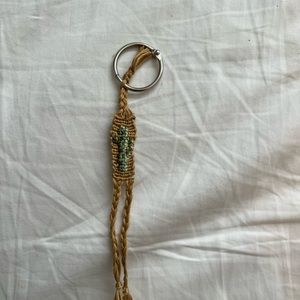 Woven Cactus Keychain
